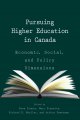 Pursuing higher education in Canada : economic, social, and policy dimensions  Cover Image